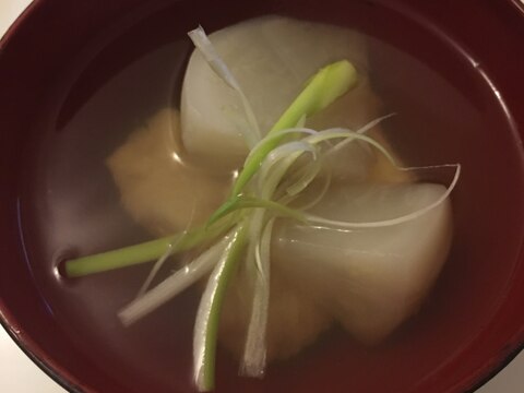 簡単なのに高級料亭風!鱈とかぶのすまし汁